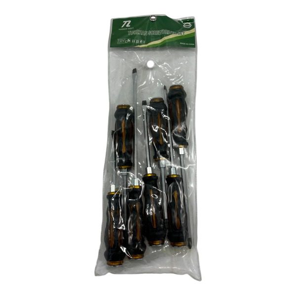 ست پیچ گوشتی ضربه خور توژان 7 عددی