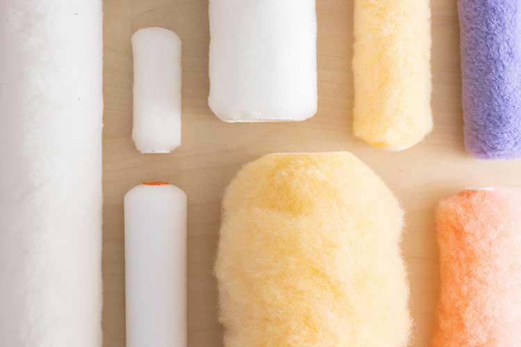 غلتک ها از لحاظ اندازه پرزهای رول