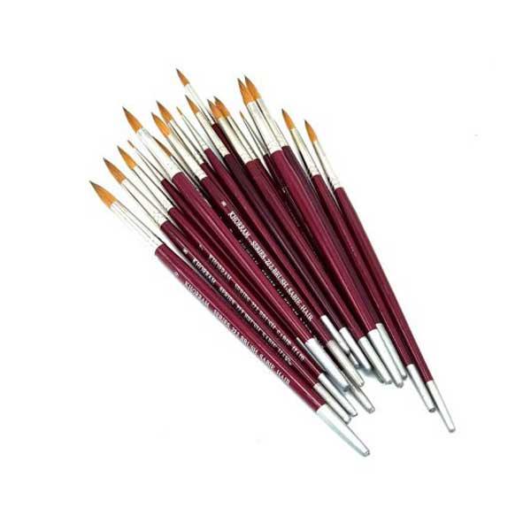 قلم مو گرد سمور خرم کد 222