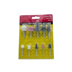 ست سنگ فرز انگشتی سر دریلی 10 عددی