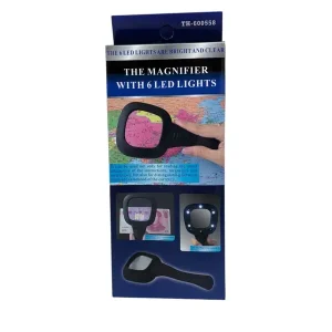 ذره بین دستی چراغ دار کد TH-600558