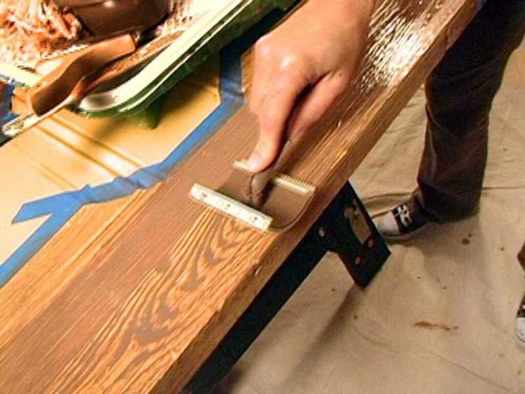 بافت چوب را ایجاد کنید