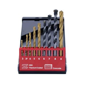 ست مته آهن و بتن رونیکس 9 عددی مدل 5585