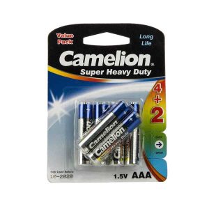 باتری نیم قلمی سوپر انرژی کملیون 2+4 عددی