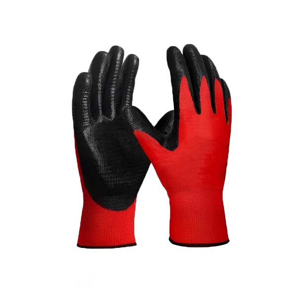 دستکش ایمنی کف مواد نیتریل تانگ وانگ قرمز