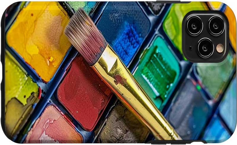 نقاشی روی قاب گوشی