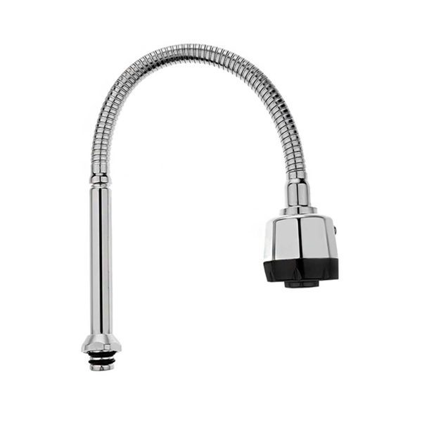 علم شیر ظرفشویی استیل فنری دو حالته