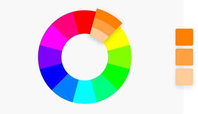 رنگ-های-تک-رنگ-Monochromatic