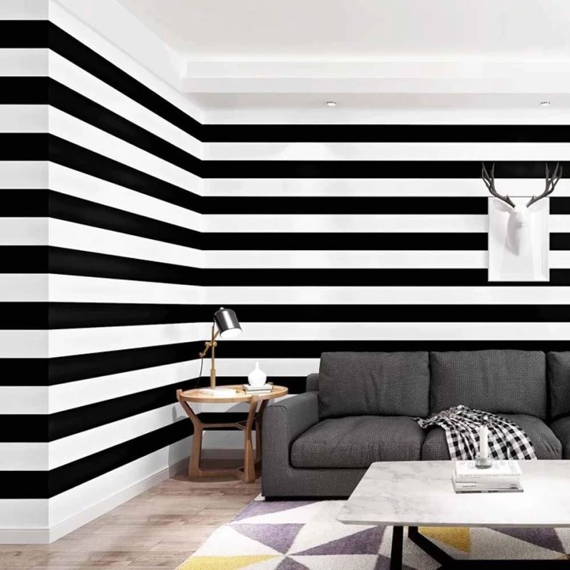 دیوارها را راه راه رنگ بزنید