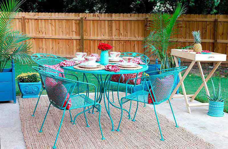 رنگ-کردن-فلزات-ست-میز-و-صندلی-فلزی