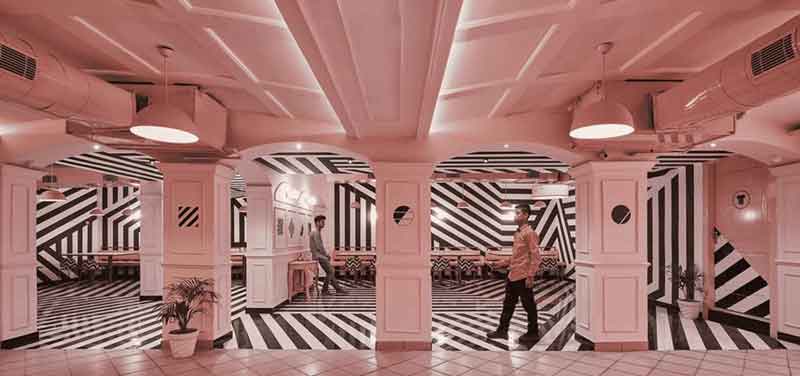 صورتی روشن بهترین رنگ برای فضاهای شلوغ