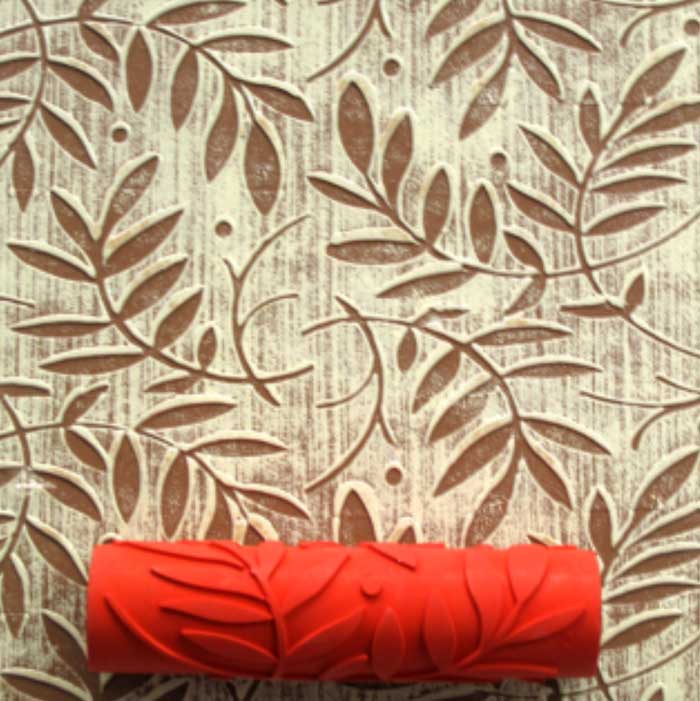 پتینه‌کاری با غلطک طرح‌دار