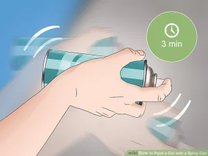 تکان دادن اسپری