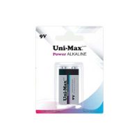 باتری کتابی پاور آلکالاین یونی مکس 9 ولت