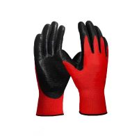 دستکش ایمنی کف مواد نیتریل تانگ وانگ قرمز