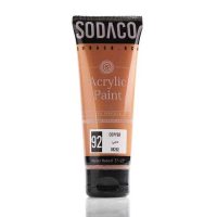 رنگ اکریلیک تیوپی متالیک سوداکو