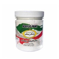 رنگ اکریلیک سفید نیمه براق ممتاز سحر کد 903