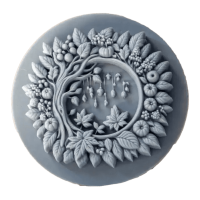 قالب کتیبه گرد پاییزی