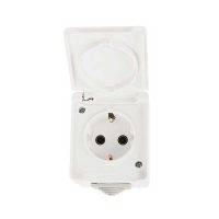 پریز بارانی روکار ارت دار تیراژه مدل P52