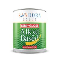 پوشرنگ روغنی سفید نیم براق ساندورا کد 2500